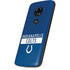NFL Indianapolis Colts Blue Performance Series Moto E5 Play Skin